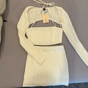 Shein Two Piece Cream Set